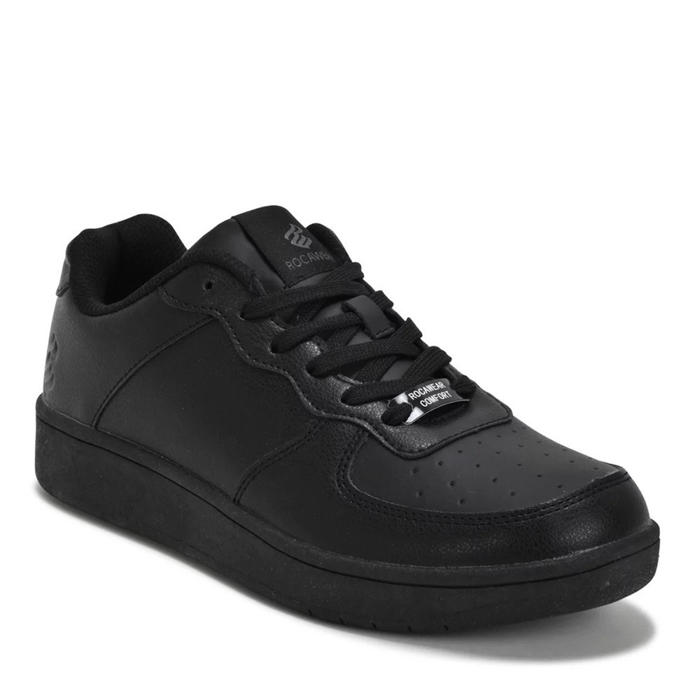 Rocawear Hugh Low Top Fashion Sneaker in black size 10.5